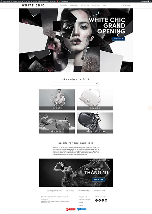 Mẫu website thời trang đẹp chuyên nghiệp chuẩn SEO 09